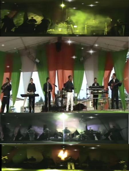 Tocando Percusiones con el grupo que forjó como músico a ORLANDO, Grupo IMPERIO DE CRISTAL.