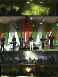 Tocando Percusiones con el grupo que forjó como músico a ORLANDO, Grupo IMPERIO DE CRISTAL.